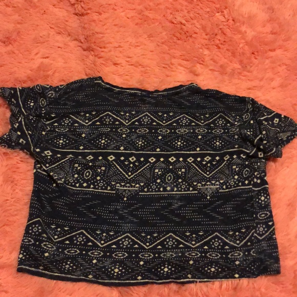Cute Blue Forever 21 Crop Top - Picture 4 of 4
